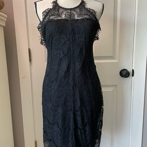 Black lace dress